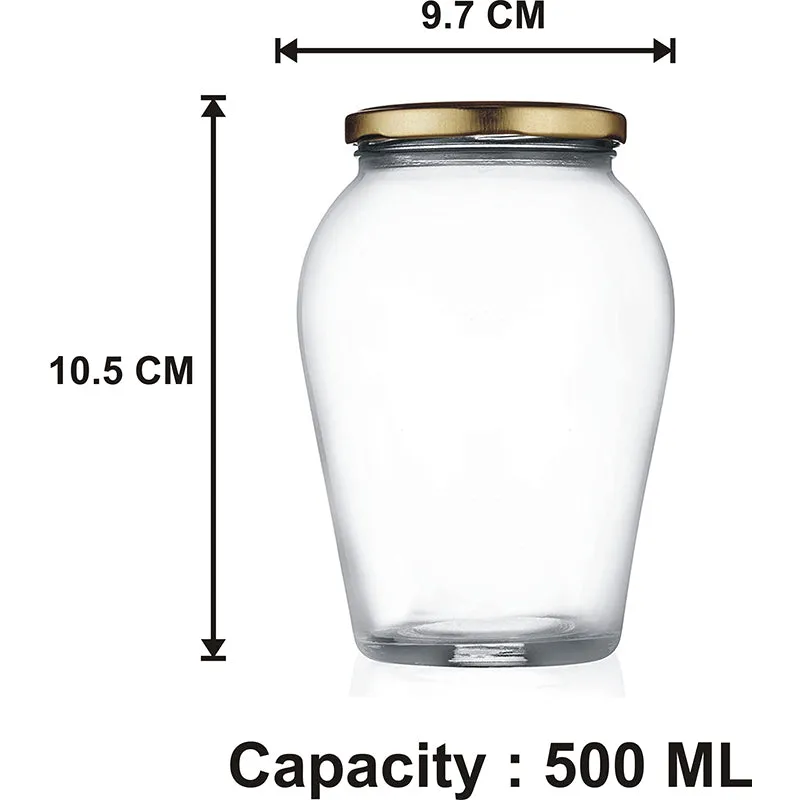 Arwen Airtight Storage Jar (500 mL Each) - Set Of Four media 4