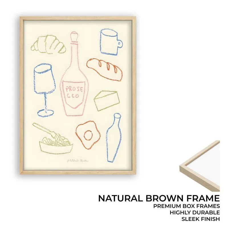 Flavour Feast Archival Canvas Wall Art - Brown media 8