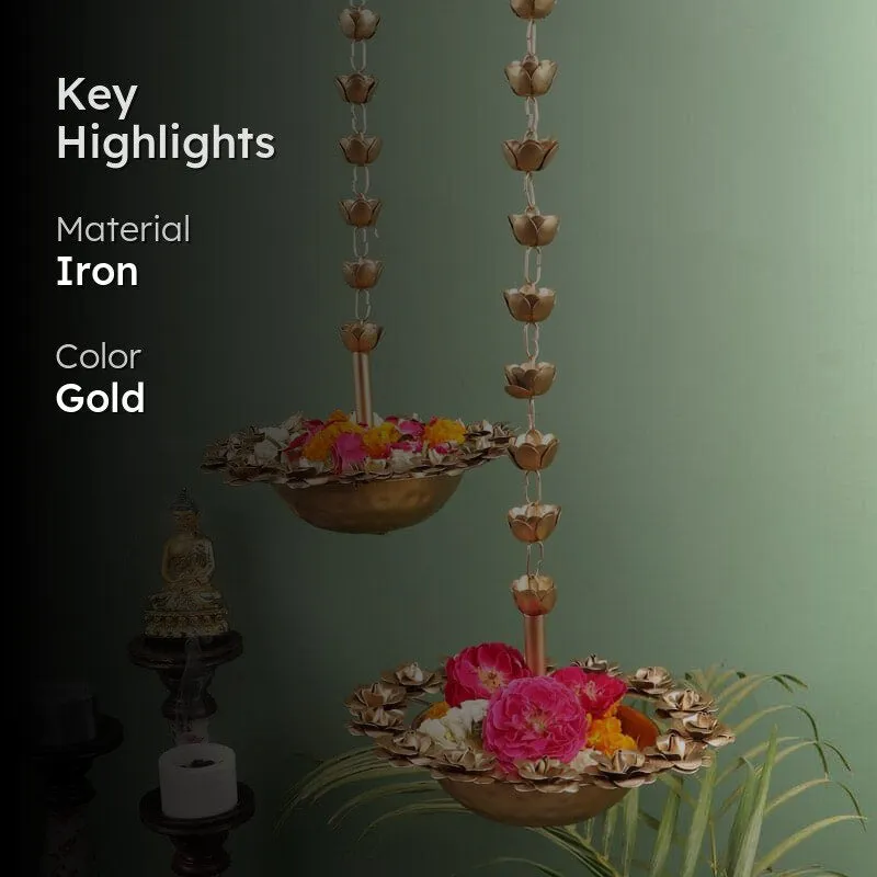 Sthirani Hanging Urli - Set Of Two media 2