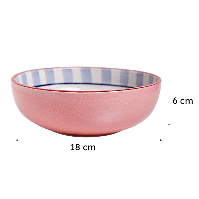 Flower Crown Ceramic Pasta Bowl media 7