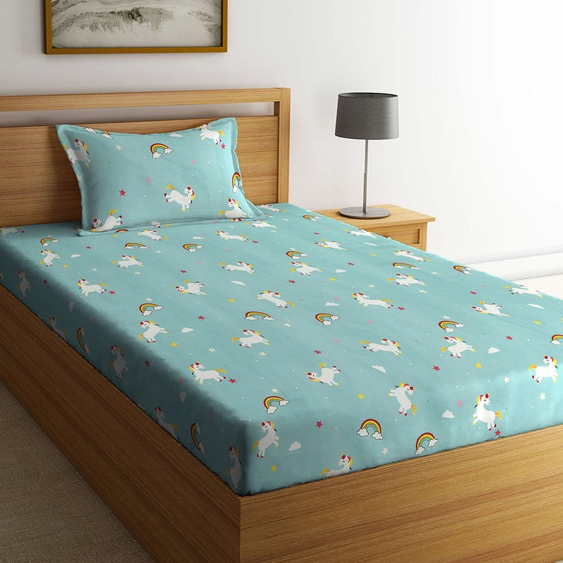 Unicorn kids Bedsheet - 140 GSM
