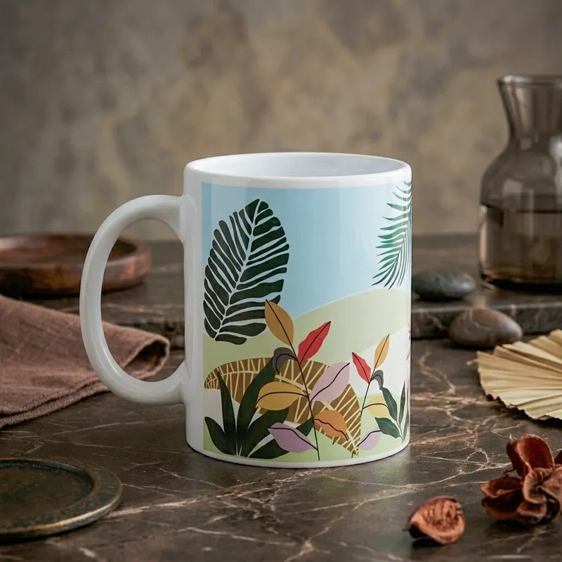 Tropical Ceramic Coffee Mug (325 mL) media 4
