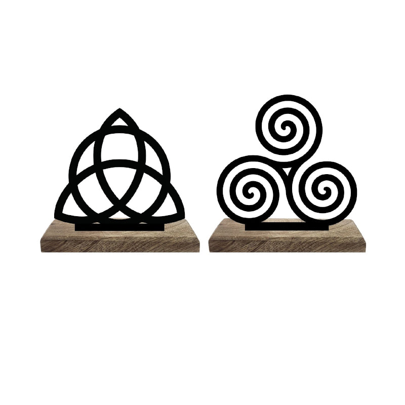 Eternal Knots and Spirals Showpiece - Set Of Two media 3