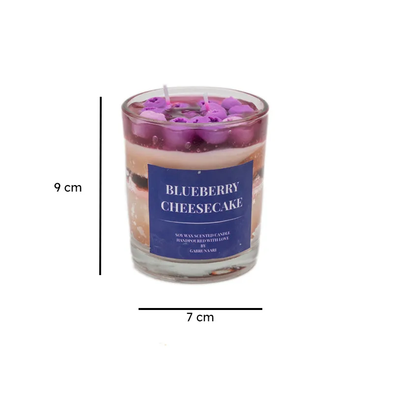 Blueberry Cheesecake Scented Candle - Lavender media 6