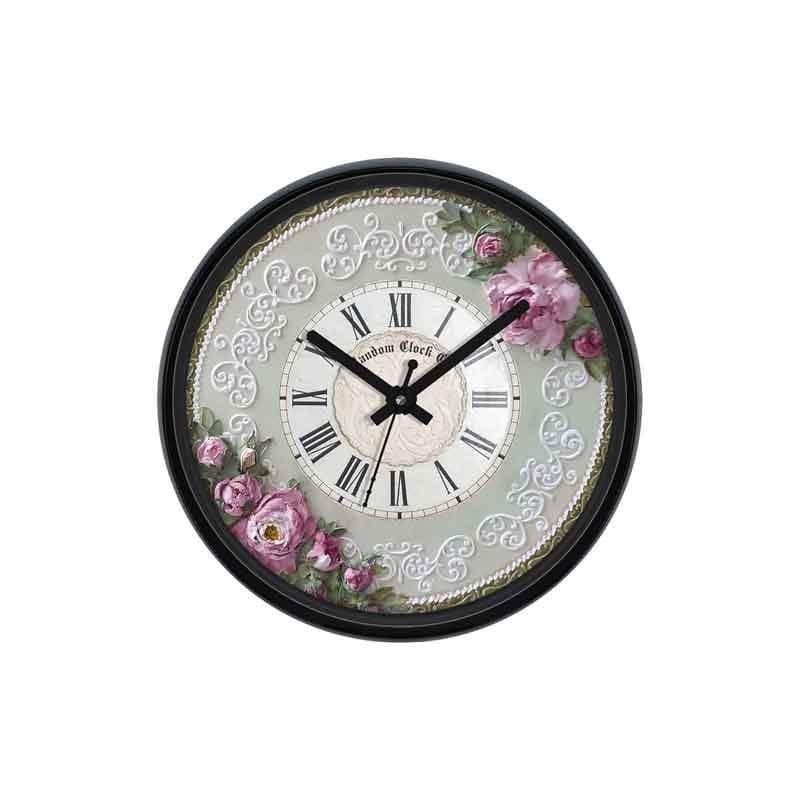 World Of Florals Wall Clock media 3