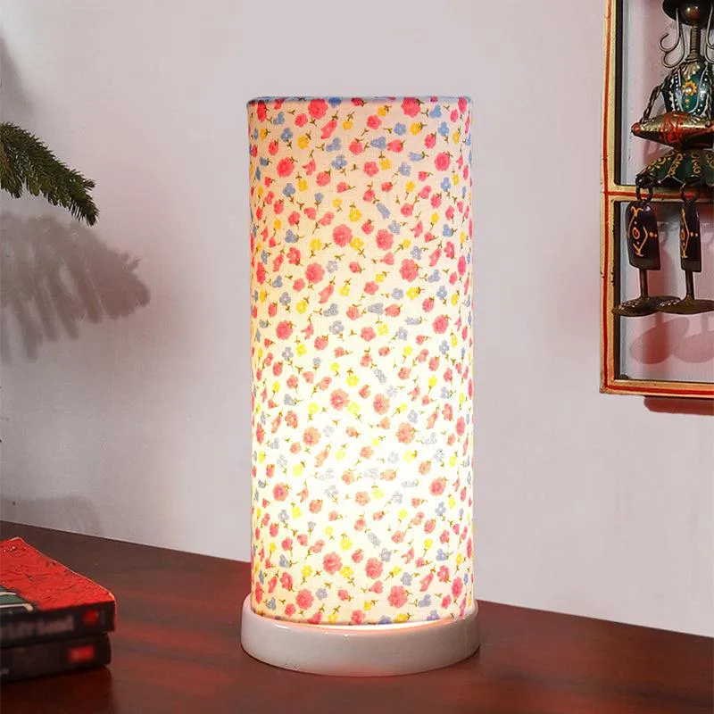 Color Splash Esto Tower Wooden Table Lamp - Multicolor media 1