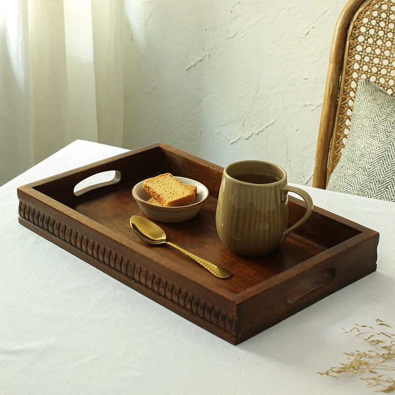 Wudiva Wood Serving Tray - Rectangle media 1