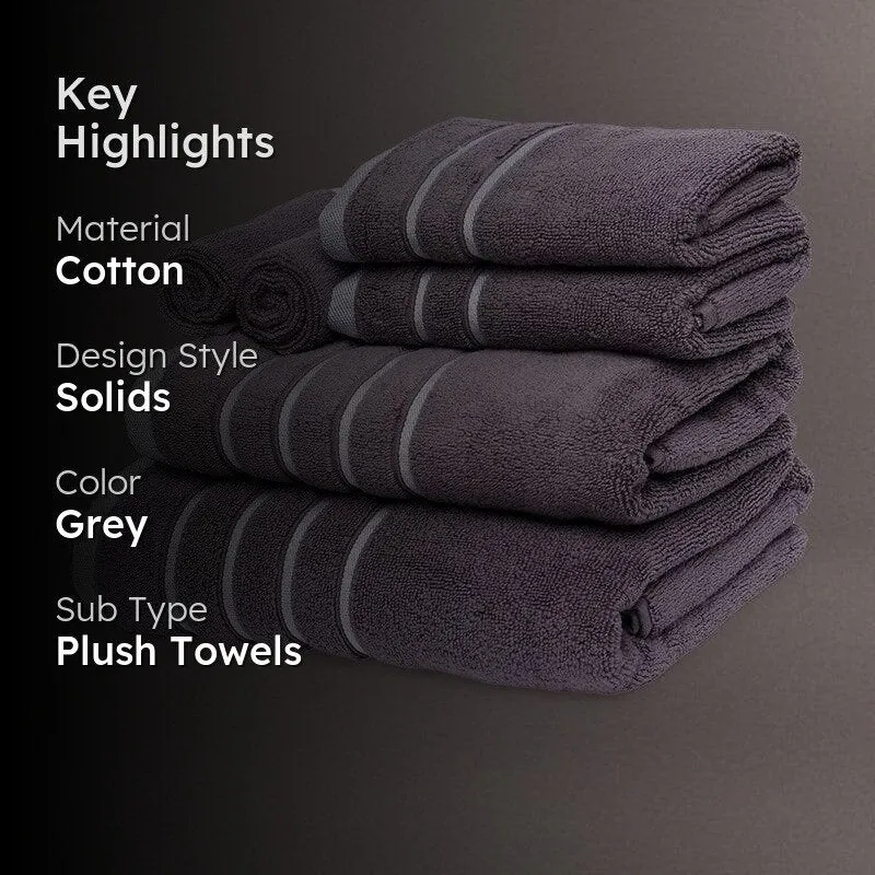 Grey Oh-so-soft Towel (Six Piece Set) media 2