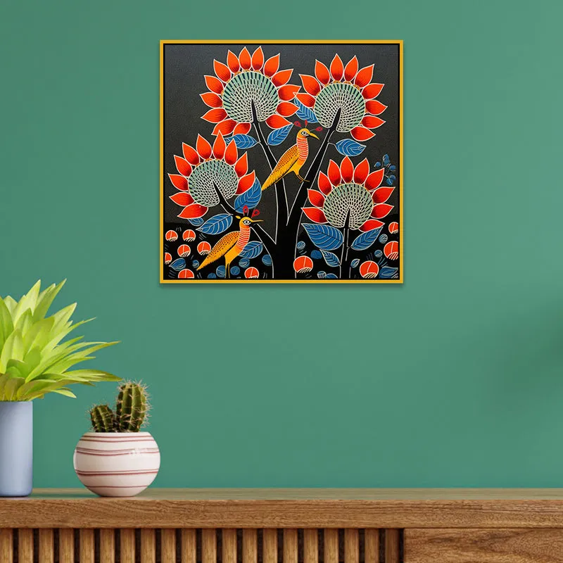 Flowers Of Trance Canvas Wall Art With Frame media 5