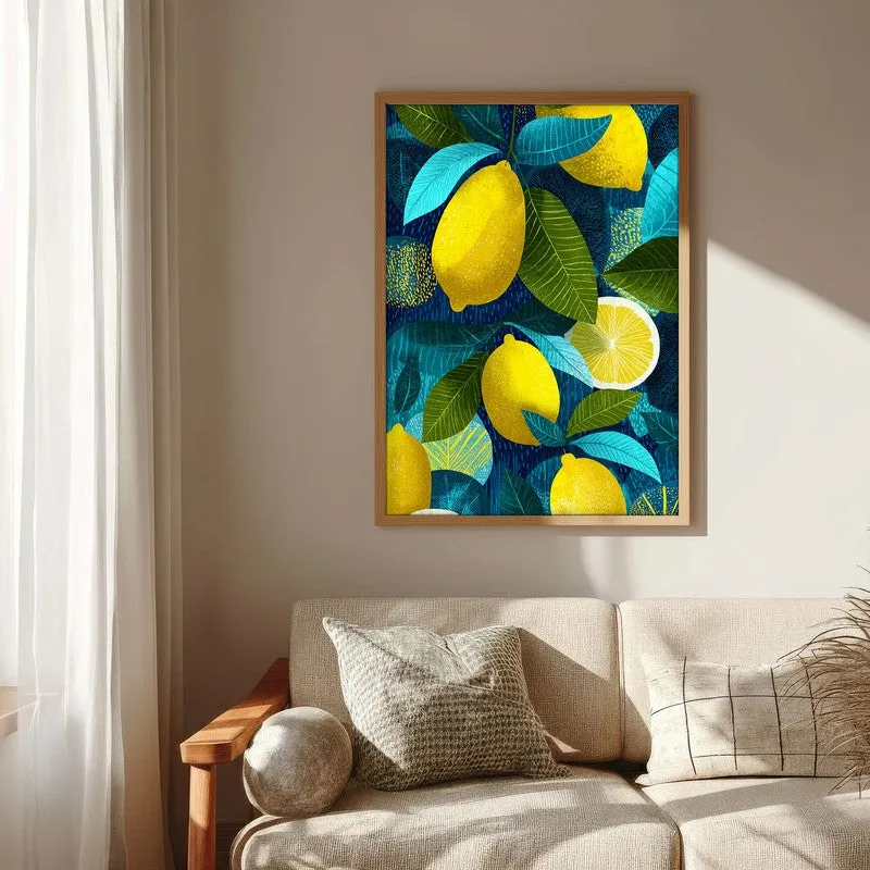 Fresh Picked Canvas Wall Painting - Brown Frame media 6