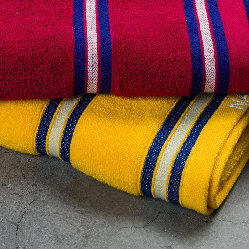 Nautica Dove Down Cotton Towel Set (Pink & Yellow) - Set Of Two media 5