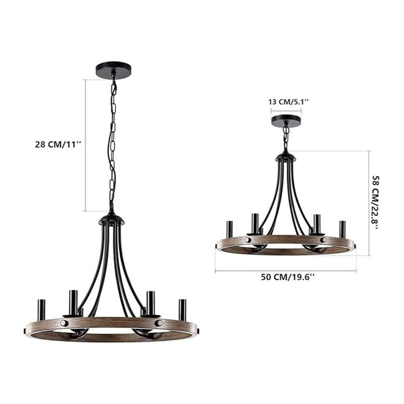 Glowara Metal Chandelier media 7