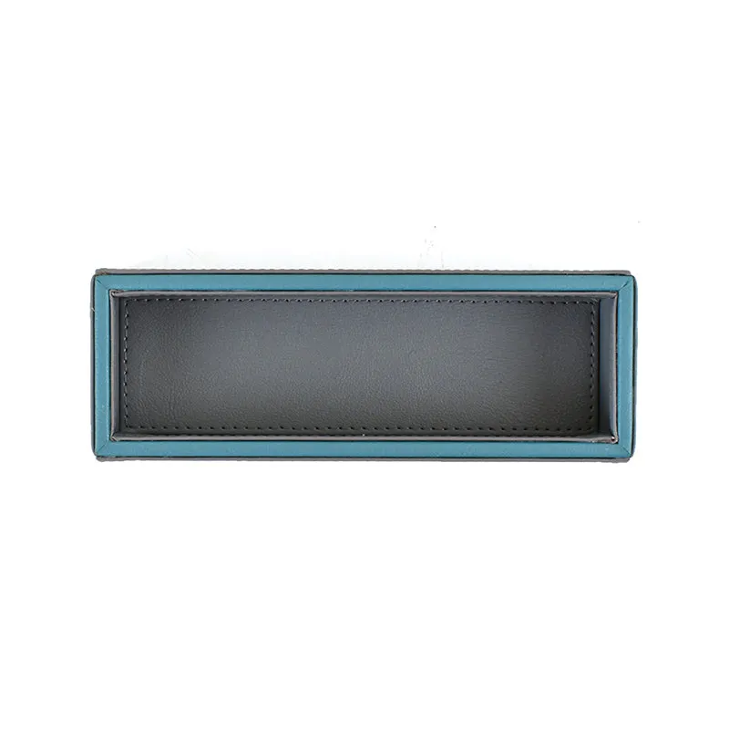 Tisca Faux Leather Cutlery Tray - Grey media 7
