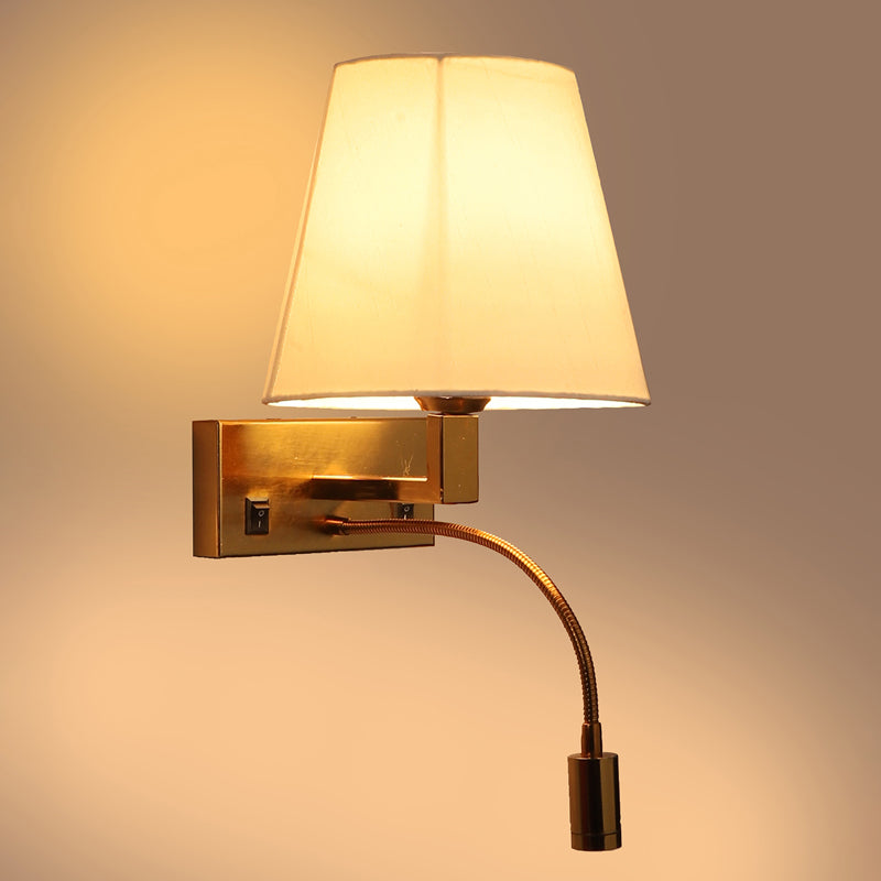 Nairobi Cotton Wall Lamp With Iron Base image 7