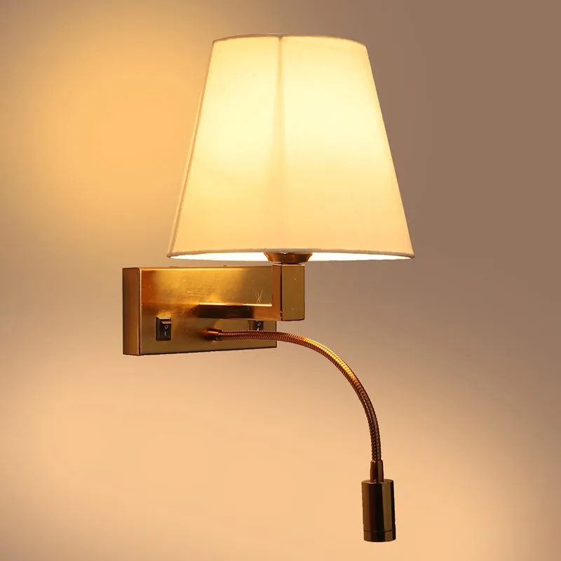 Nairobi Cotton Wall Lamp With Iron Base media 7