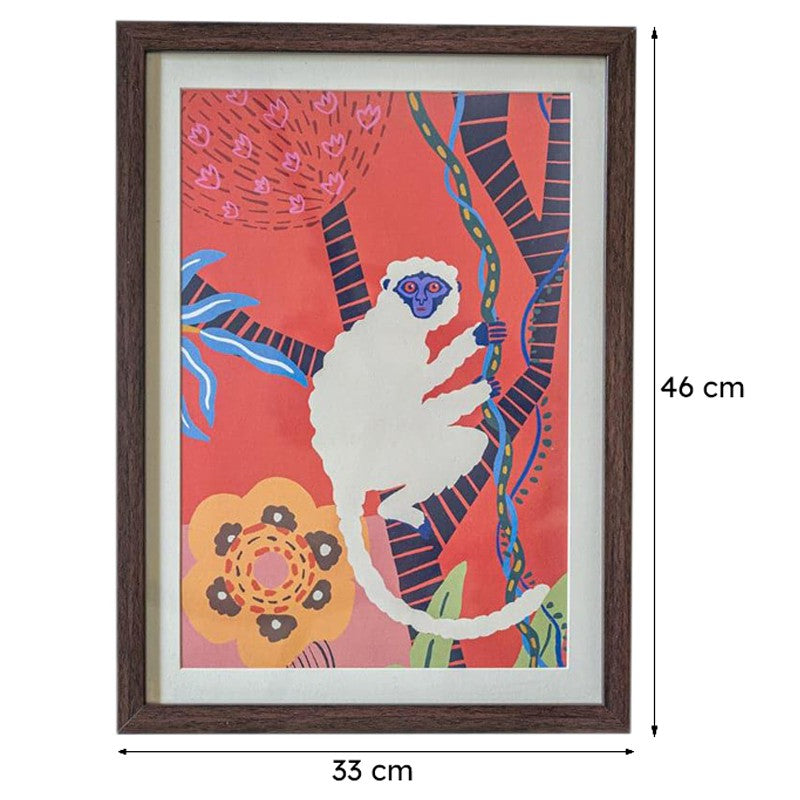 Trinova Monkey Wooden Wall Art media 5