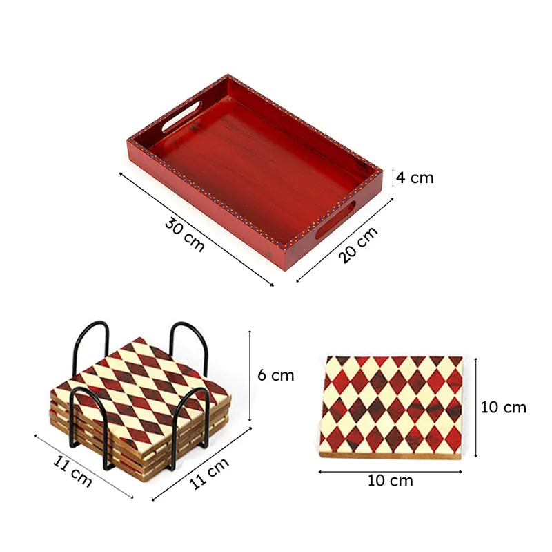 Mosaic Gleam Coaster - Eight Piece Set media 8
