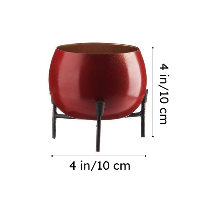 Eukene Metal Planter - Red media 7