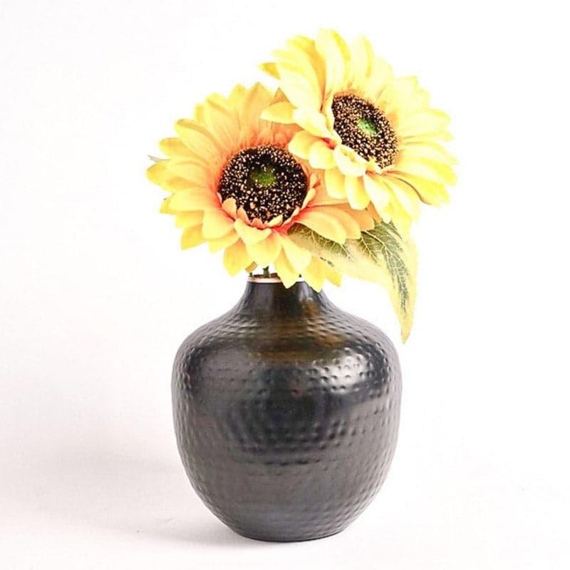 Francine Metal Vase - Black media 3