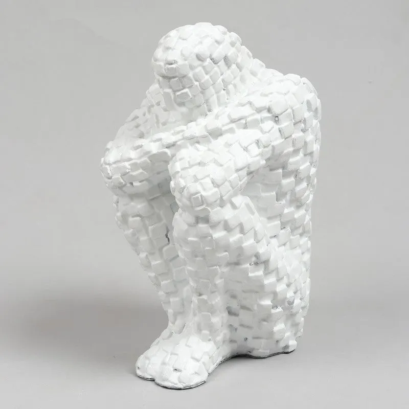 Secluded Thinker Showpiece - White media 4