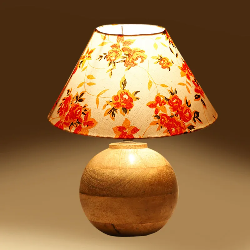 Fleur Orb Cotton Table Lamp - Multicolor media 6