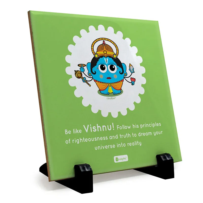 Whimsy Cute Vishnu Motivational Showpiece media 3