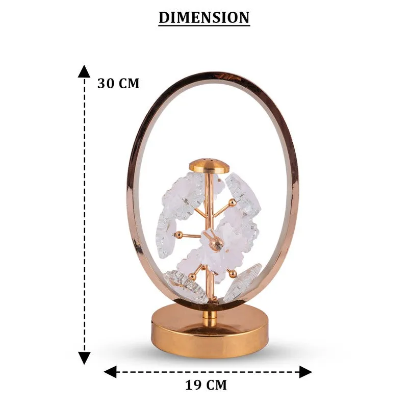 AarviDecor Hadley Accent Metal Table Lamp - Gold media 7