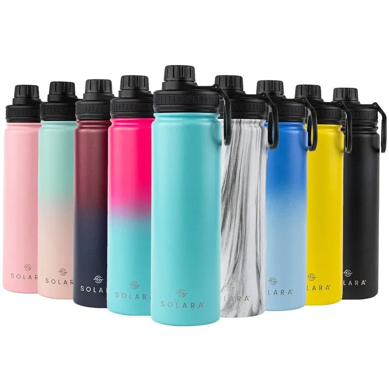 Solara Insulated Stainless Steel Bottle (650 mL) - Aqua Blue media 7