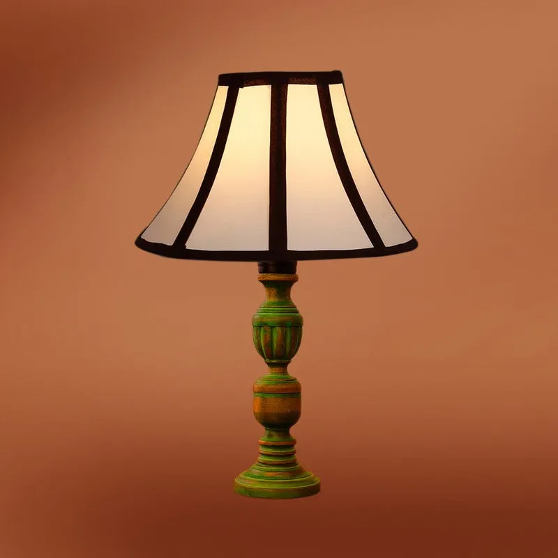 Arvello Zerin Wooden Table Lamp - White media 7