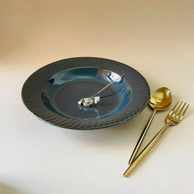 Raisel Pasta Plate - Saphire Blue media 3