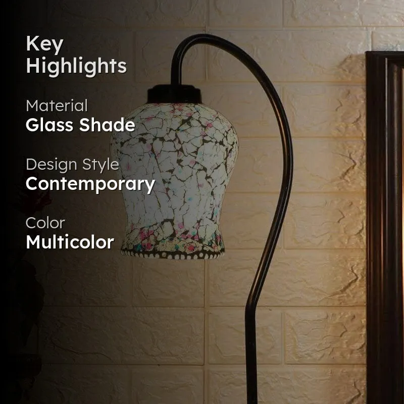 Stained Glass Table Lamp - Multicolor media 2