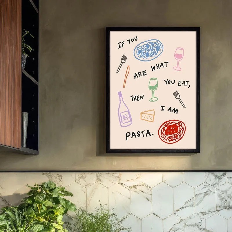 Slurp Scene Archival Canvas Wall Art - Black media 3