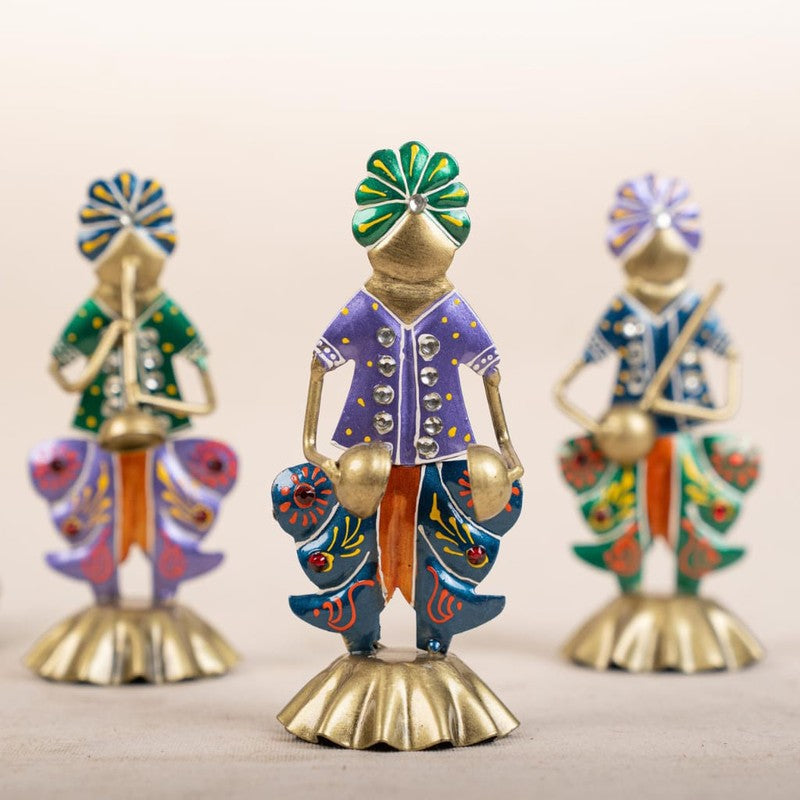 Decorative Folk Art Showpiece - Set Of Three media 4