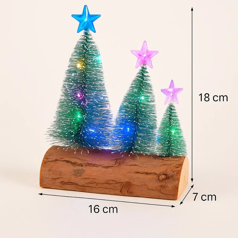 Sparkle Star Christmas Tree Christmas Ornament - Set Of Three media 5