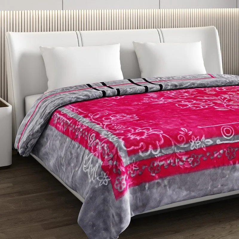 Monte Carlo Floral Box Blanket - 850 GSM media 5