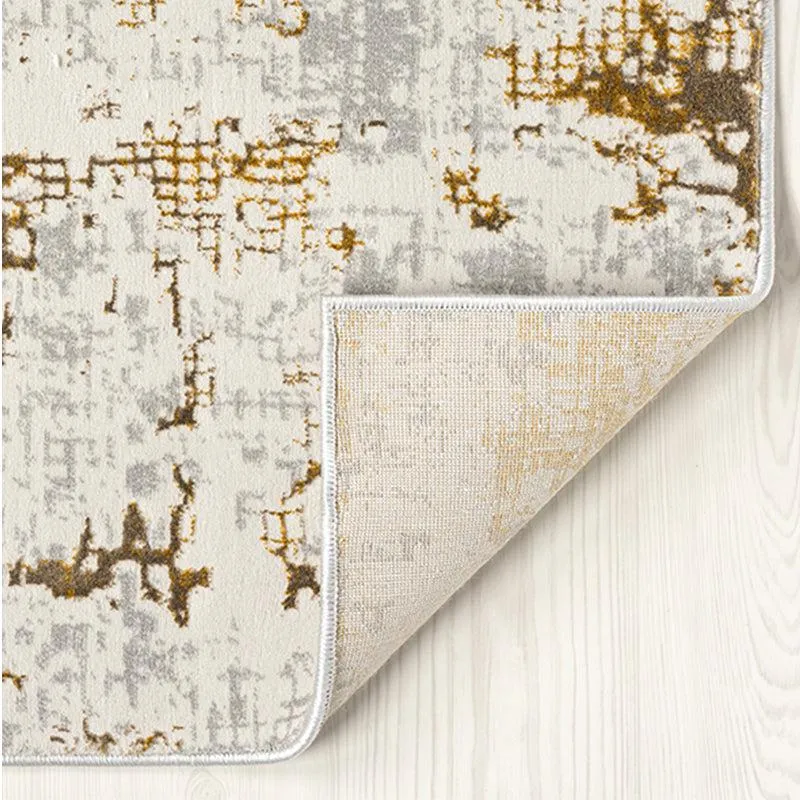 Sariya Abstract Carpet - Grey & Yellow media 4