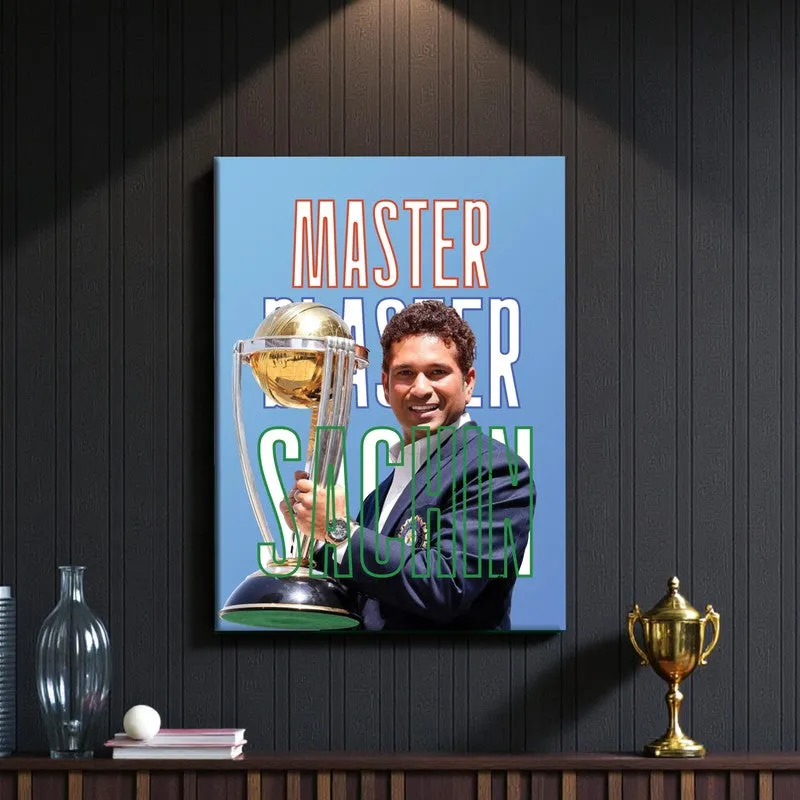 MasterBlaster Sachin Canvas Wall Art media 3