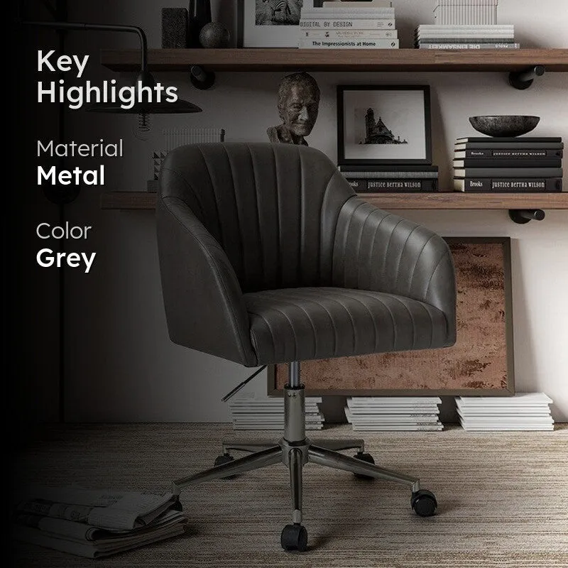 Luxsit Metal Office Chair - Grey media 2