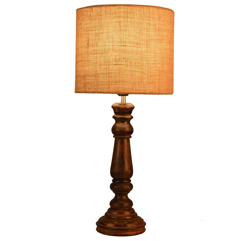 Athensia Fabric Table Lamp - Beige media 3