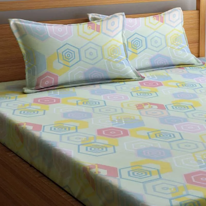 Playful Patterns Microfiber Bedsheet - 300 GSM media 1