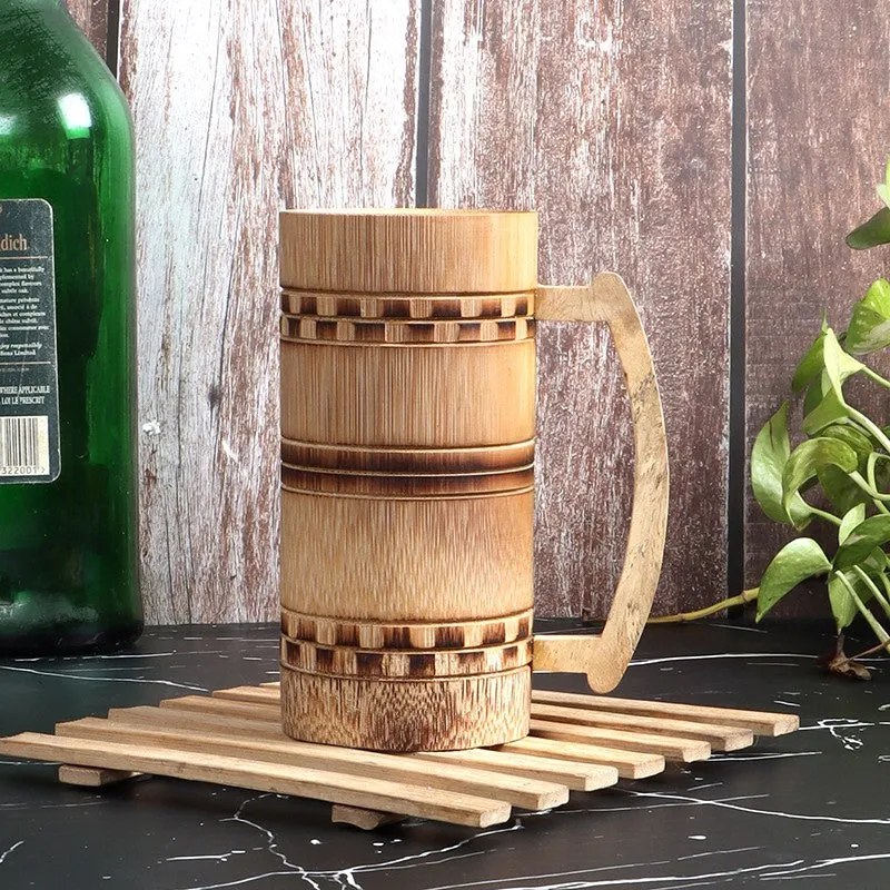 Nature Sip Bamboo Beer Mugs (350 mL) - Set of Two media 5