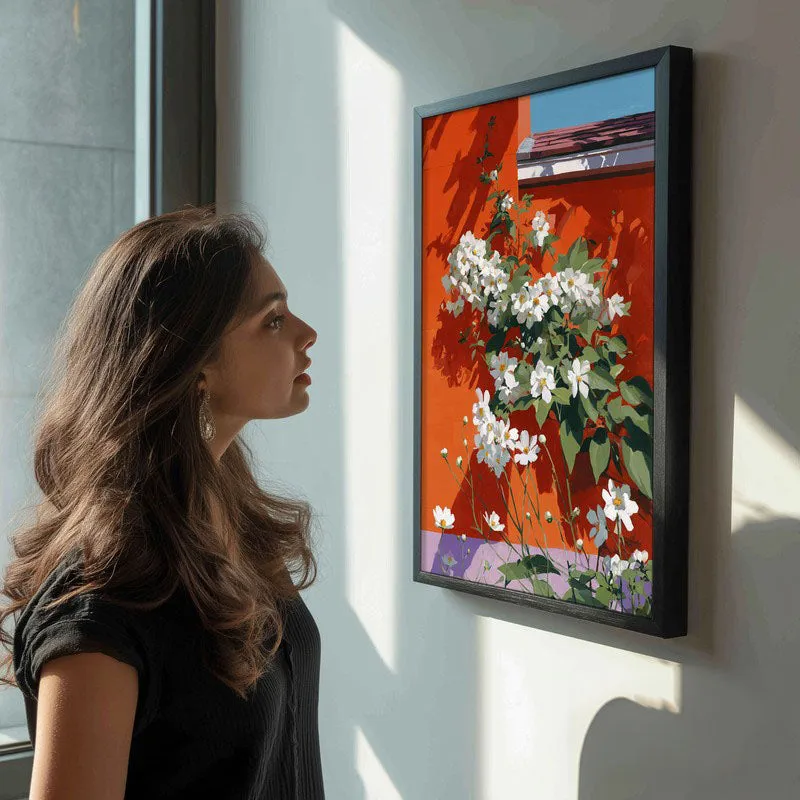 Wallflora Canvas Wall Painting - Black Frame media 5
