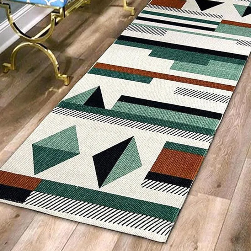 Ello Geometric Cotton Runner Rug media 3