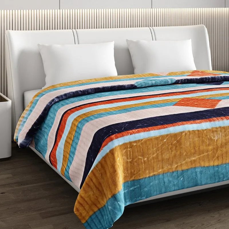 Monte Carlo Autumn Embrace Blanket (Multicolor) - 900 GSM media 4