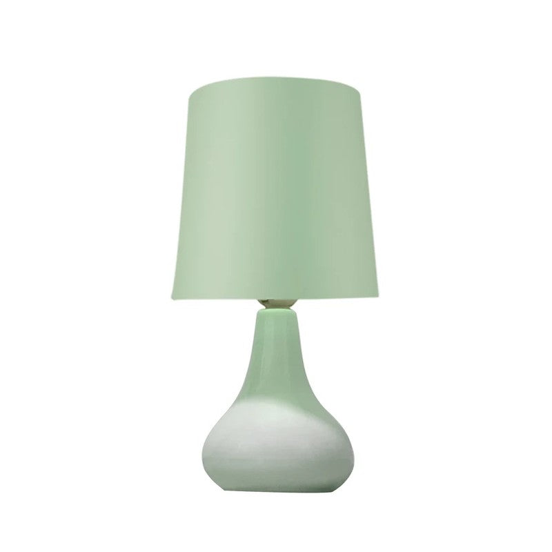 Perses Ceramic Fabric Table Lamp - Green media 3