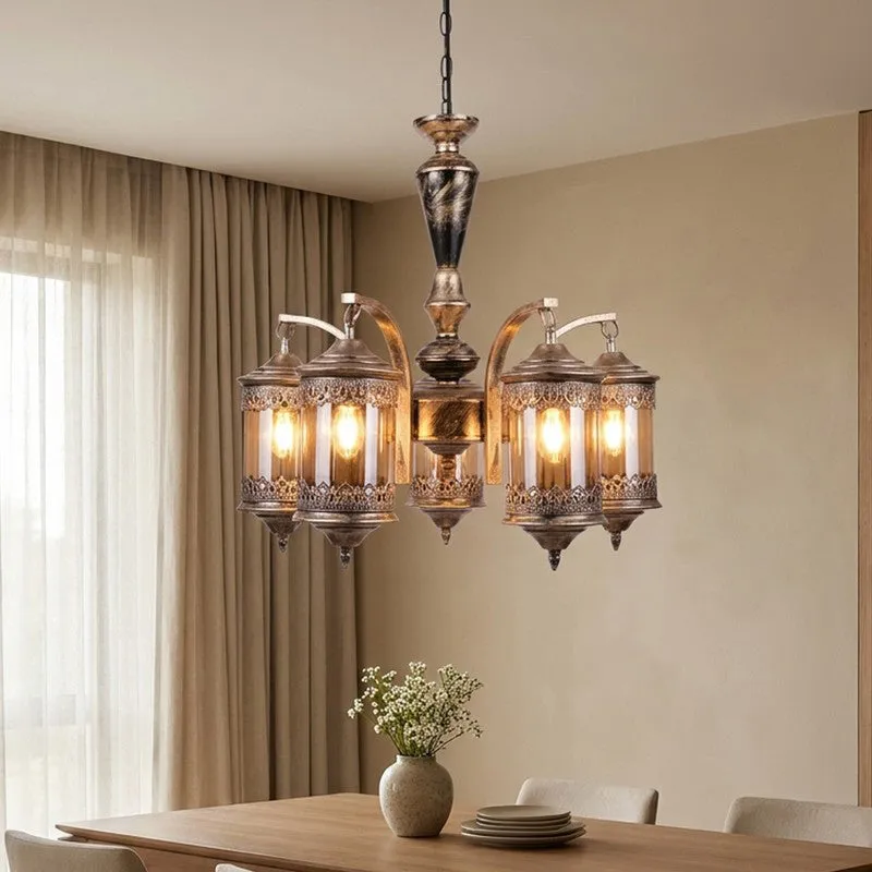 Ornate Farola Chandelier - Five Lights media 1