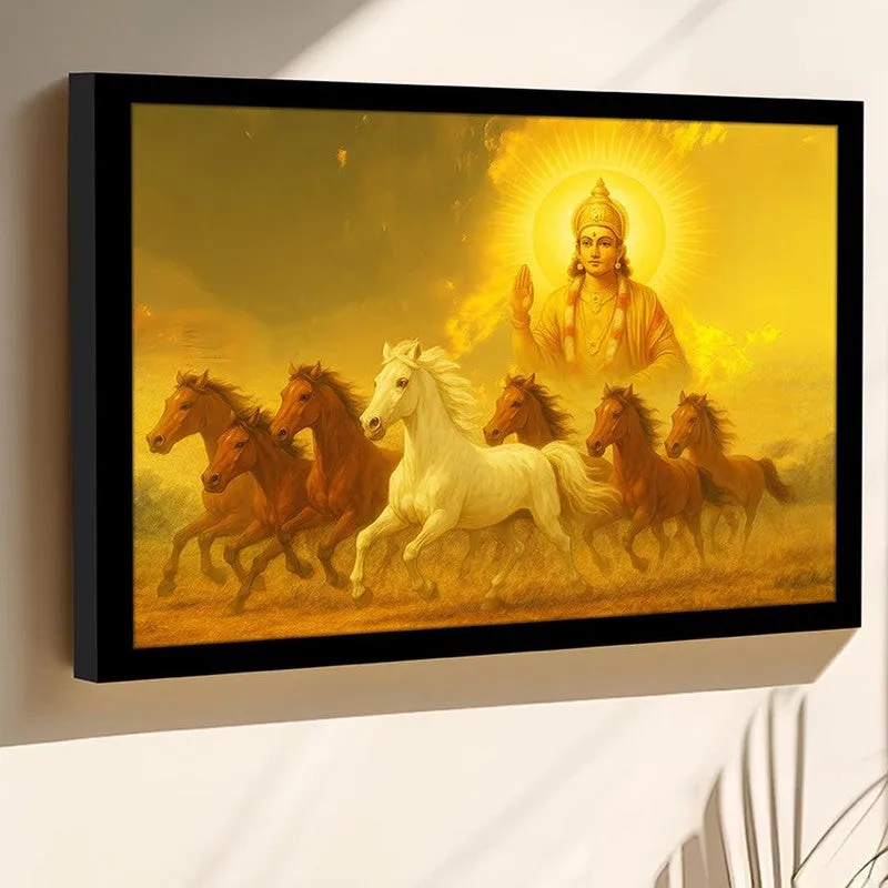 Divine Gallop Wall Art with Frame media 3