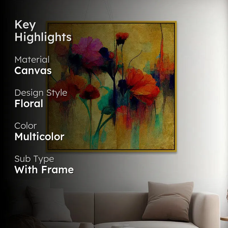 Origami Flowers Wall Painting media 2