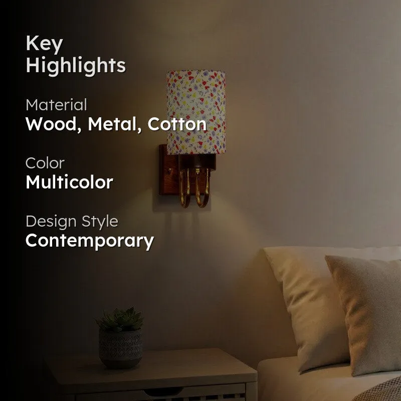 Gilded Arch Cotton Wall Lamp media 2