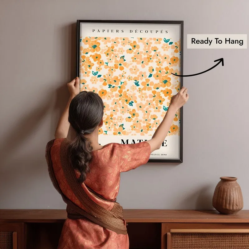 Floraison Canvas Wall Painting With Black Frame media 6